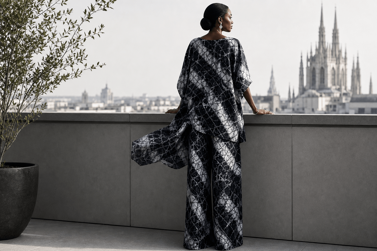 Monochrome Collection — trouser & top set