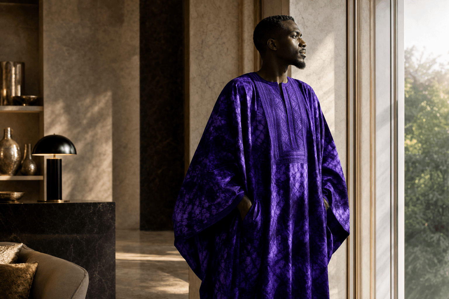 Royal Indigo — men's bubu