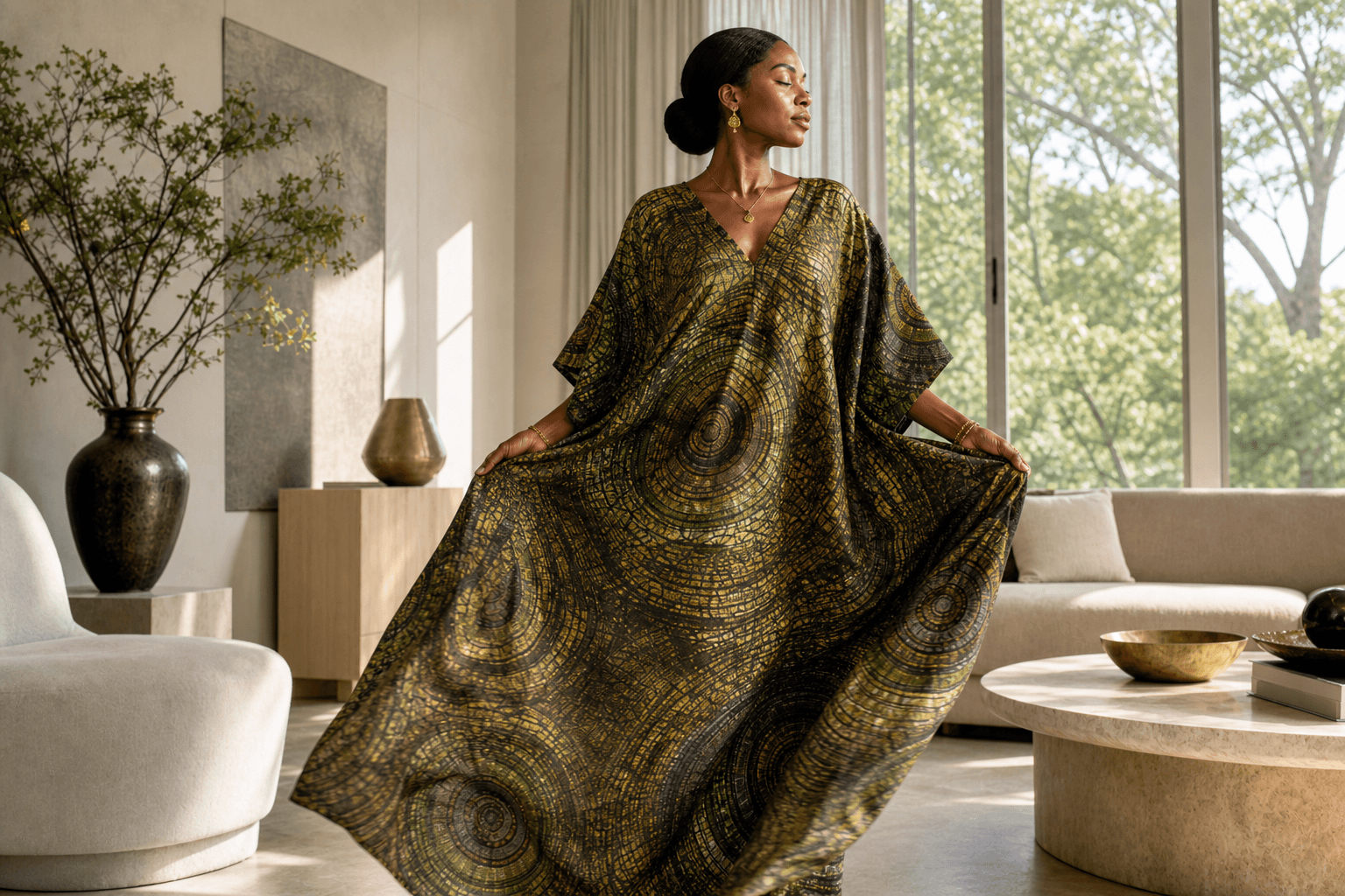 Earth Rhythm Collection — women's agbada