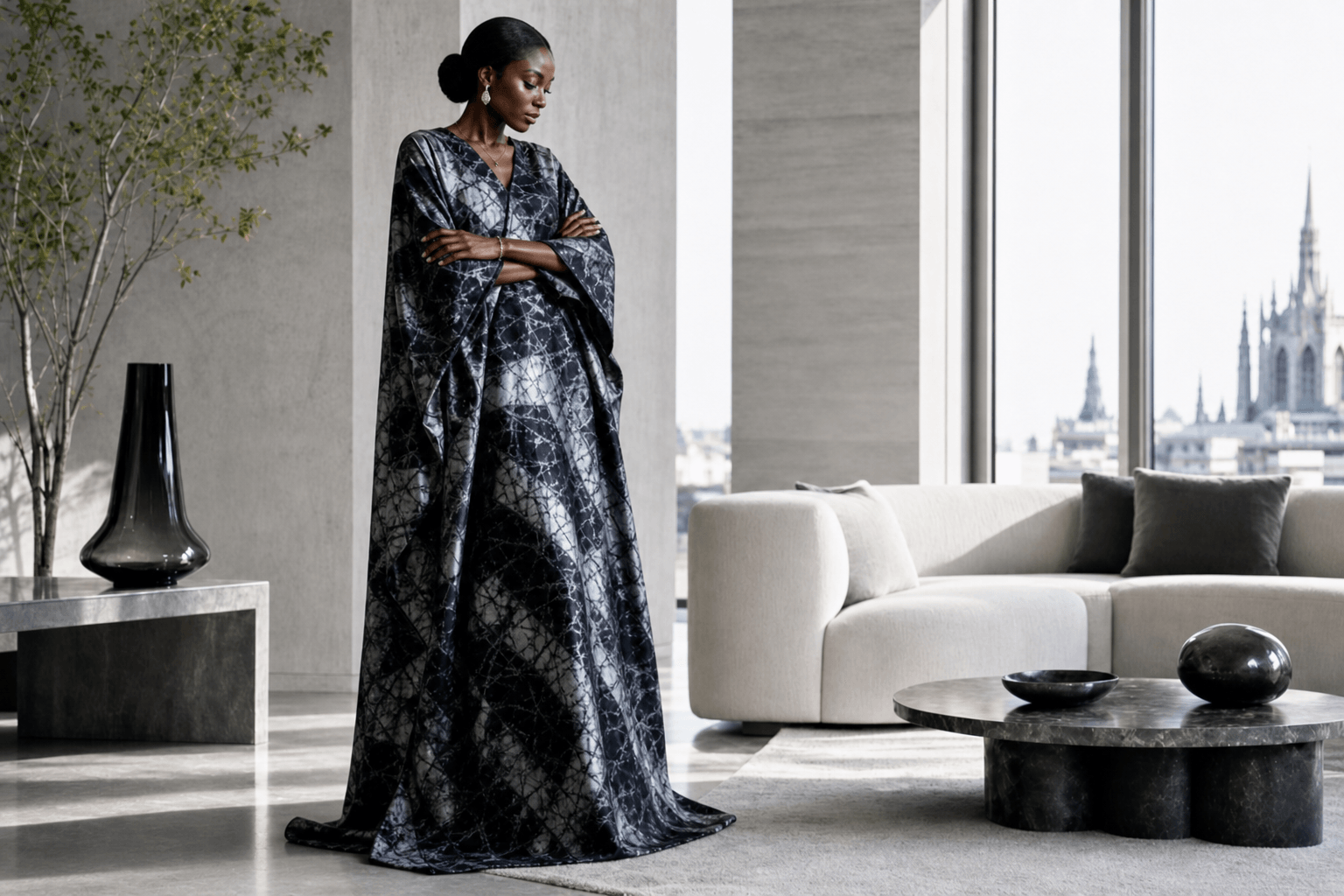 Monochrome Collection — women's agbada