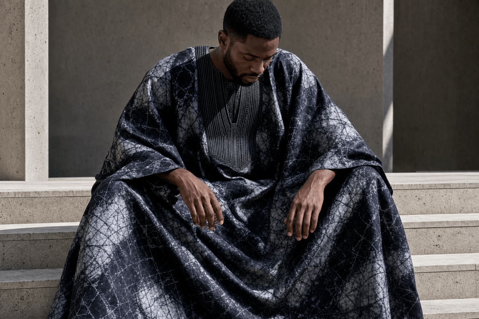 Monochrome Collection — men's agbada
