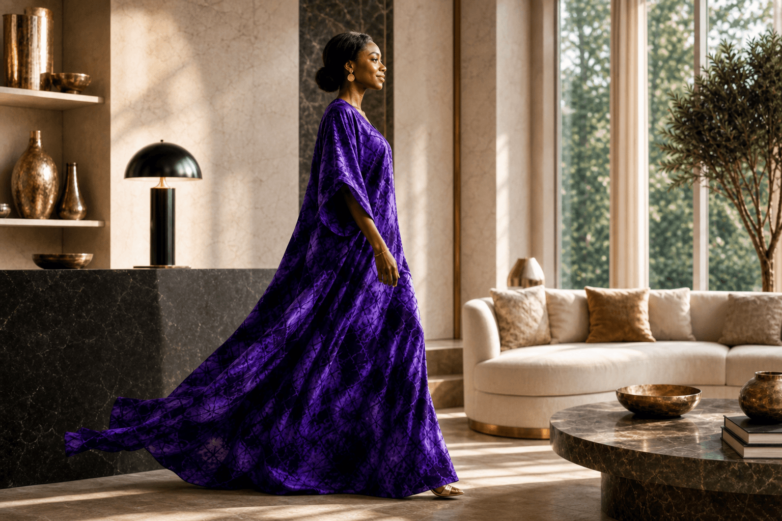 Royal Indigo — women's agbada