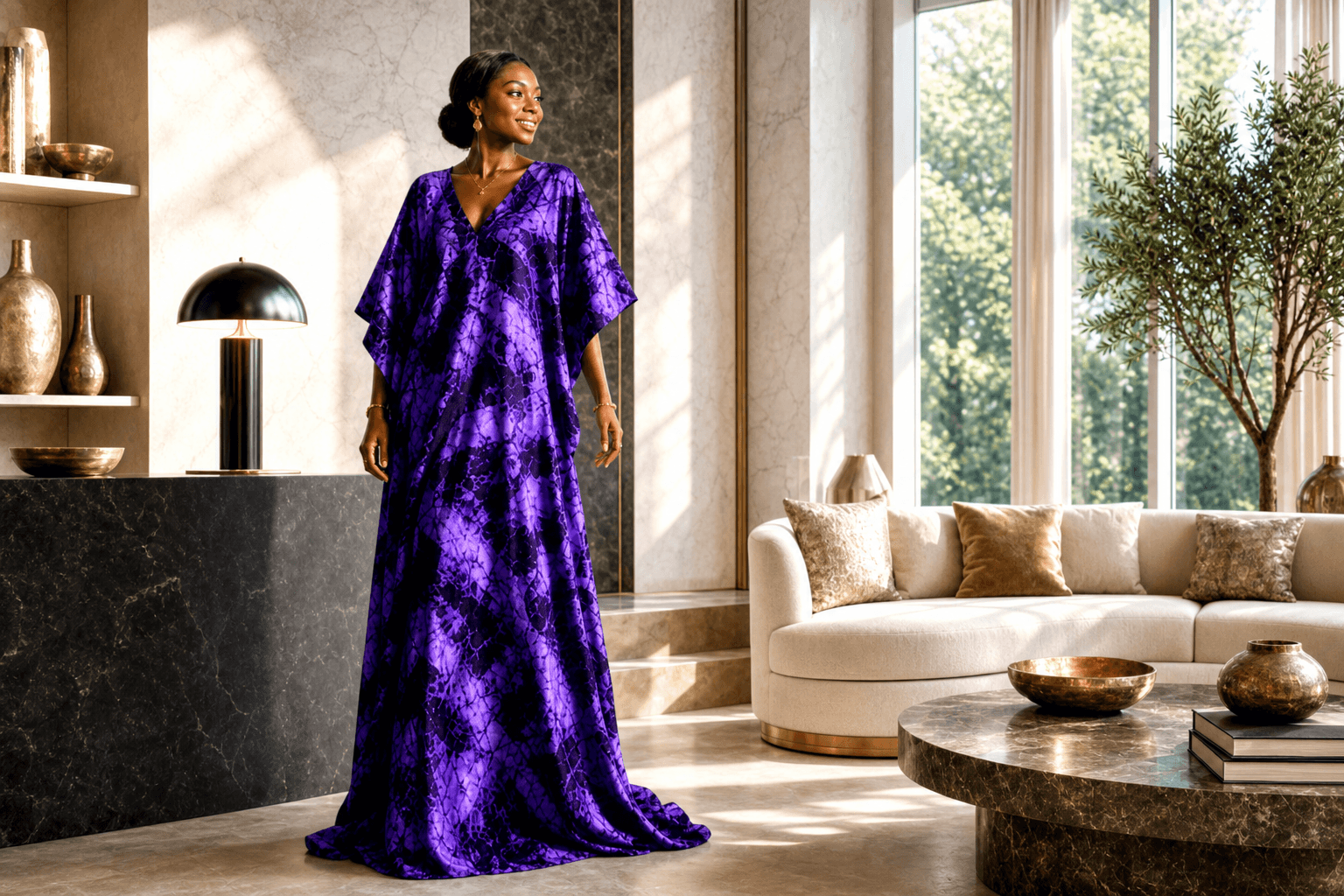 Royal Indigo — editorial campaign