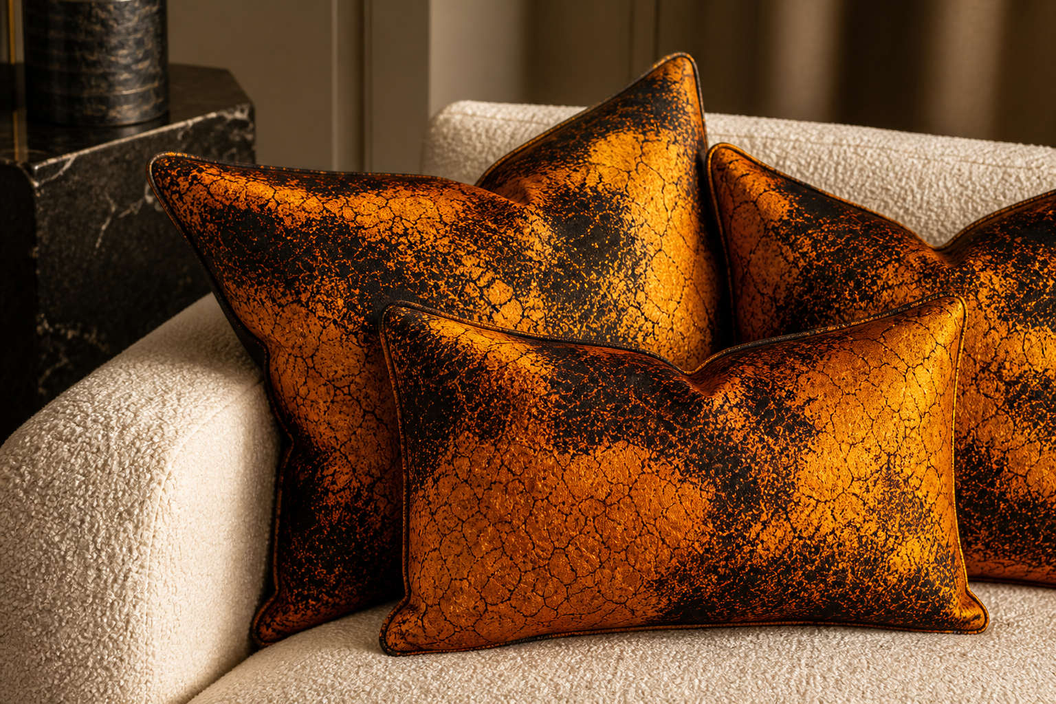 Ember Collection — cushion application