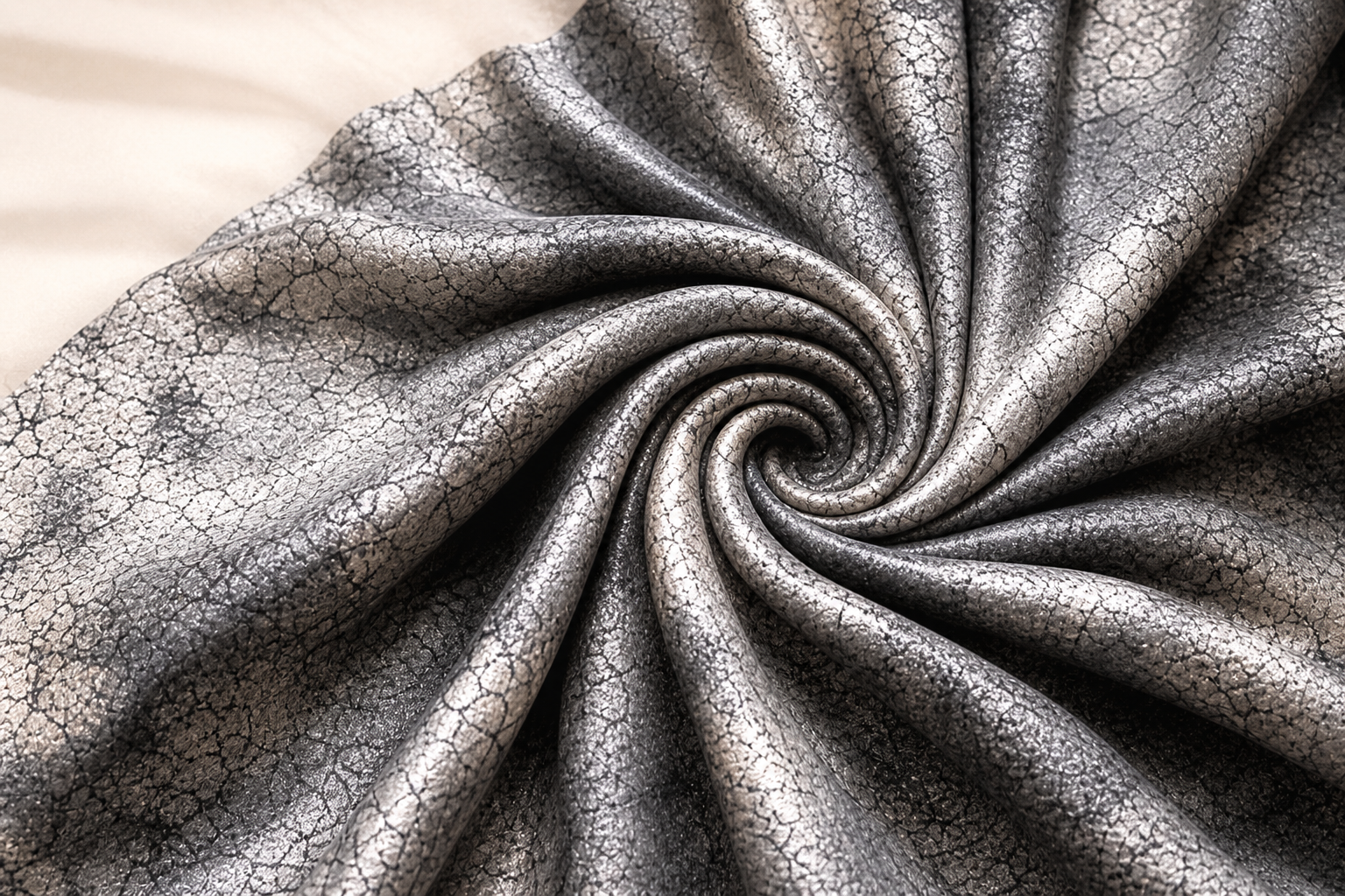 Monochrome Collection — folded furnishing fabric