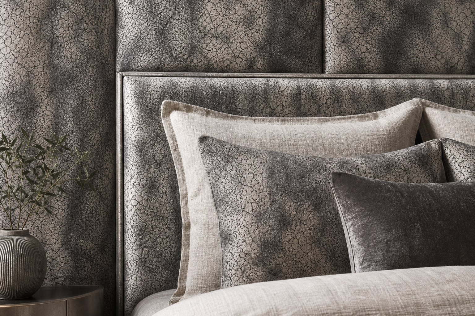 Monochrome Collection — headboard and wall panel