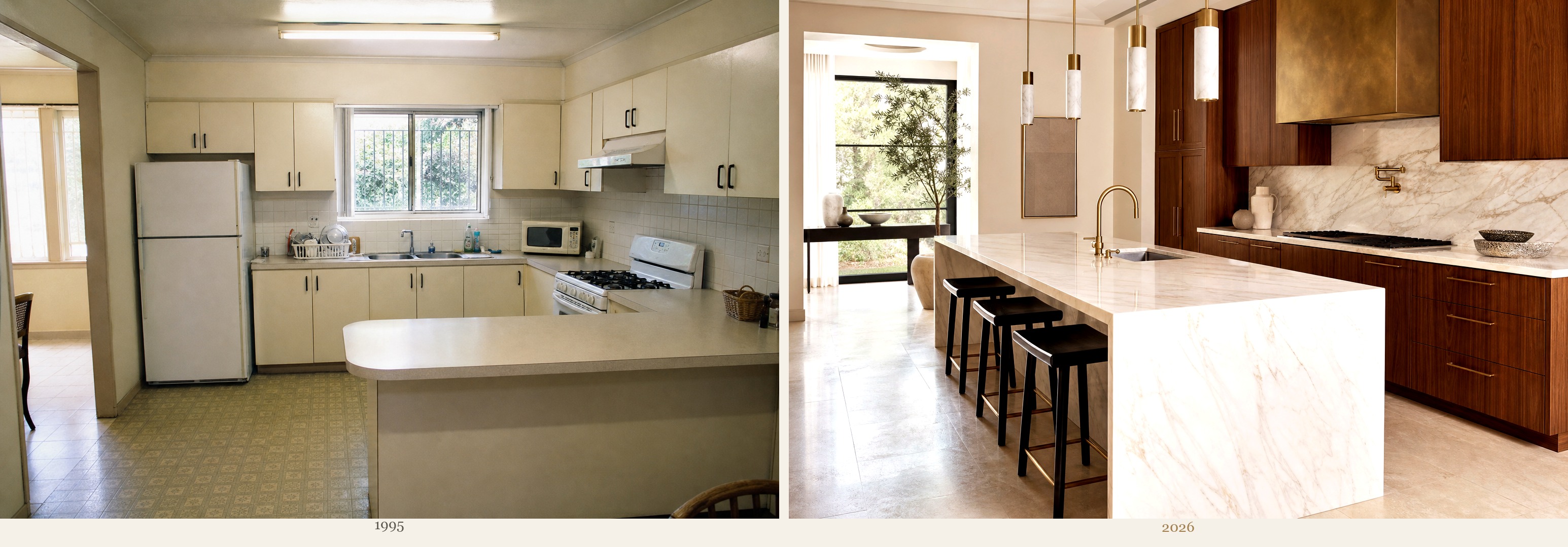 Kitchen before and after — House OF Staffie